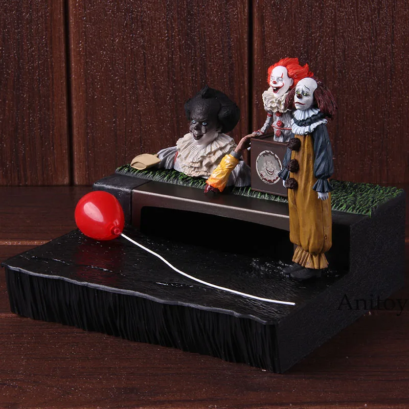 NECA Stephen King's It Pennywise набор аксессуаров ПВХ клоун Pennywise фигурка Коллекционная модель игрушки