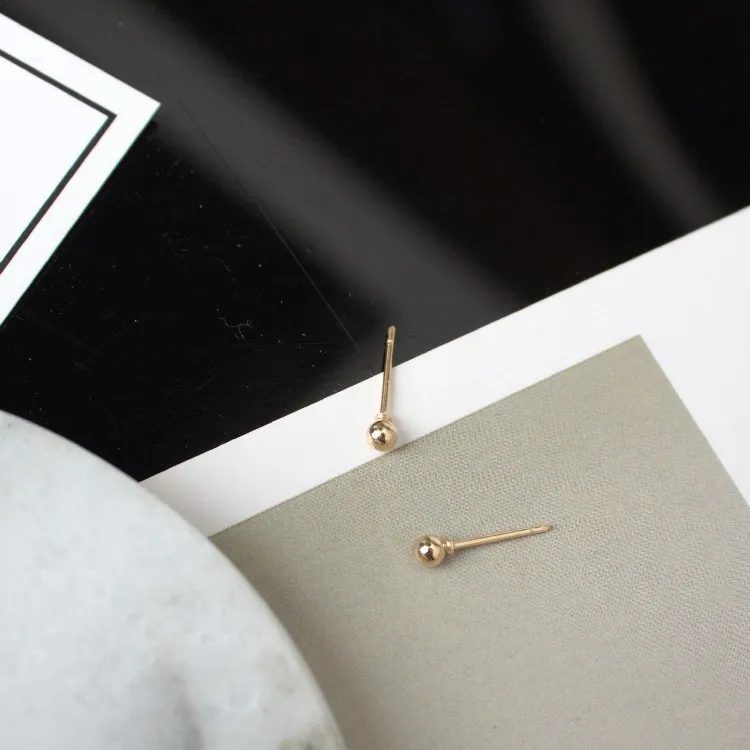 Серьги-гвоздики женские из сплава ювелирные украшения для ушей золотого и