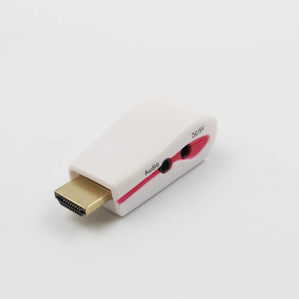 Адаптер конвертер DOITOP HD 1080P HDMI в VGA папа мама для ПК DVD ноутбук с HDTV планшет + USB