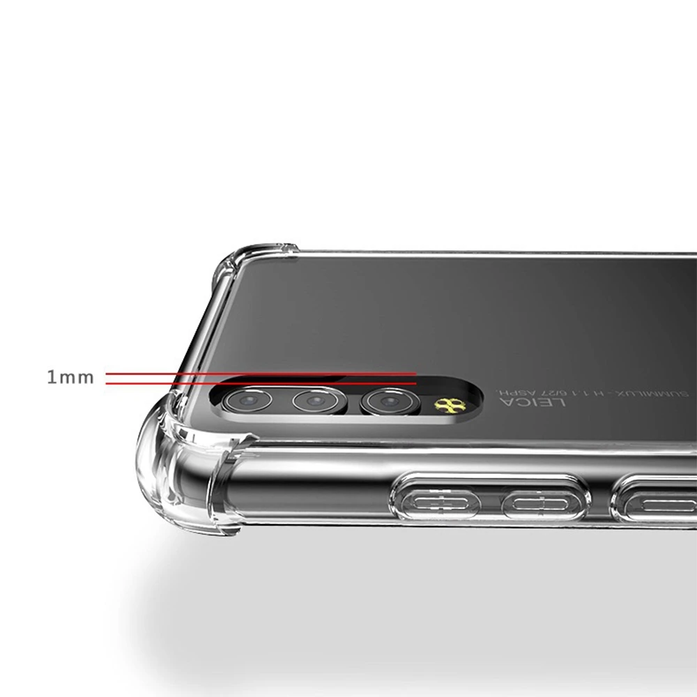 Для Samsung Galaxy A50 бампер прозрачный силиконовый чехол ТПУ A 50 2019 A505 для Galaxya50 SM-A505F