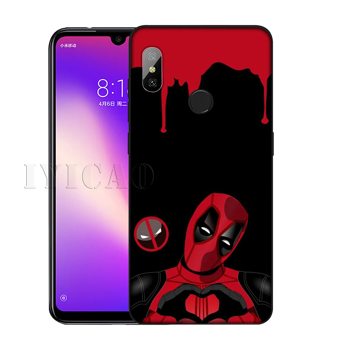 IYICAO Deadpool Movie Marvel Soft Silicone Phone Case for Xiaomi Redmi K30 K20 8A 7A 6A 5A S2 GO Note 8 8T 7 5 6 Pro Cover |
