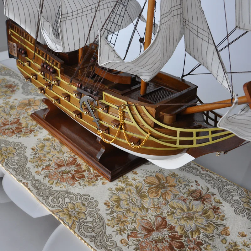 LUCKK 75 см HMS VICTORY 1765 деревянная модель кораблей парусник строительные наборы для домашнего интерьера дерево для рукоделия игрушки подарок