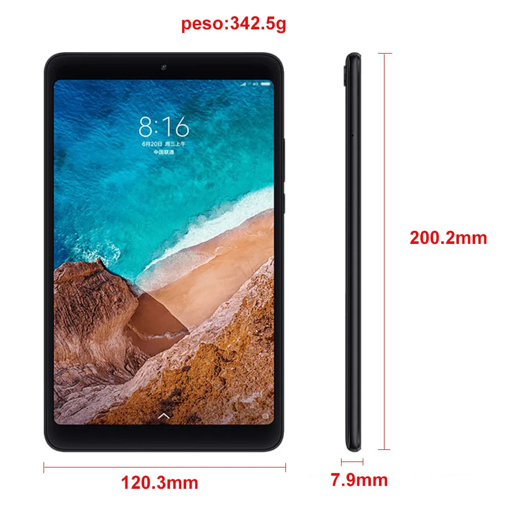 Xiaomi mi Pad 4 планшет 8 дюймов mipad Android планшеты Snapdragon 660 Восьмиядерный 32 ГБ/64 Гб 1920x1200 FHD