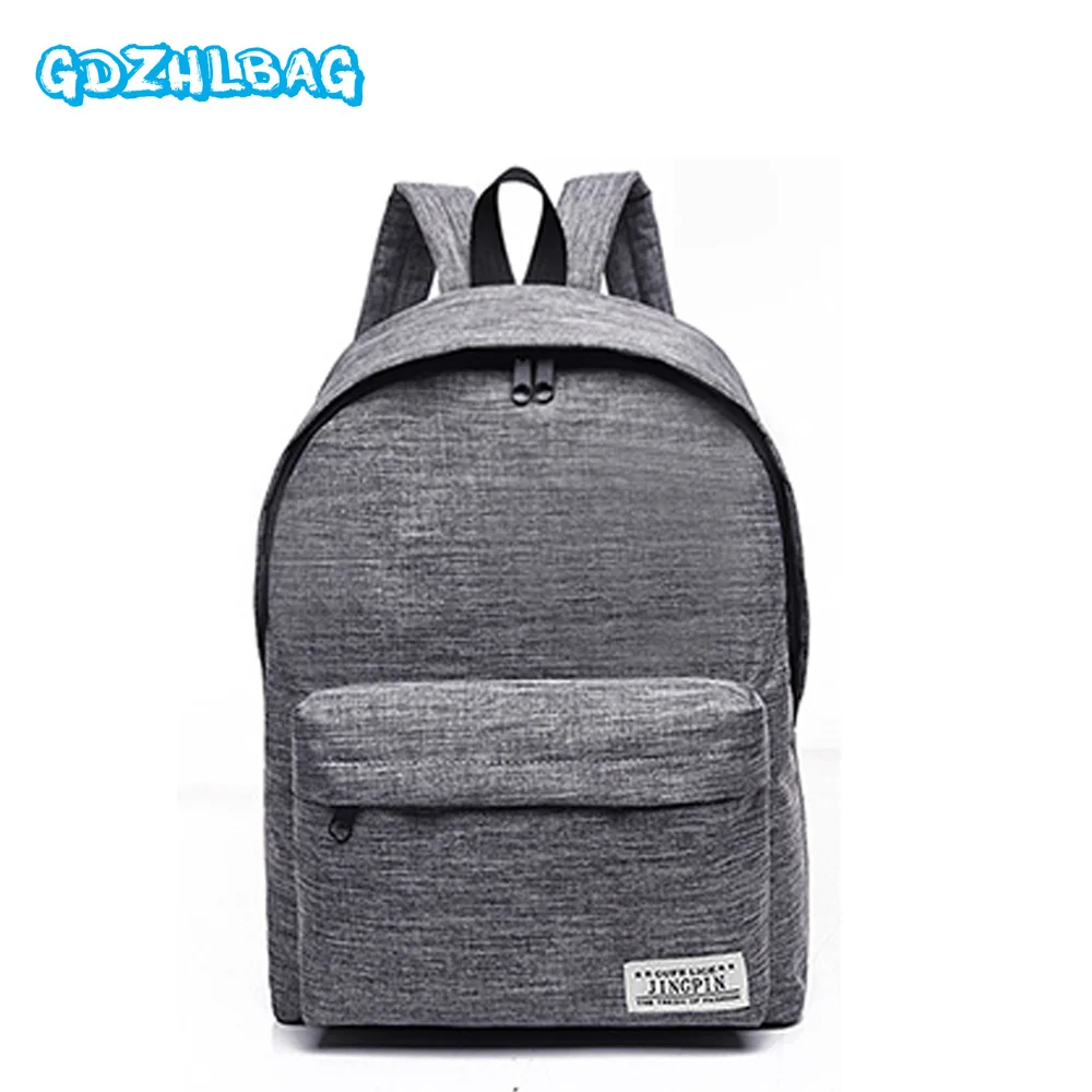 Gdzhlbag холст Для женщин рюкзак Колледж высокое Средняя школа Сумки для подростка