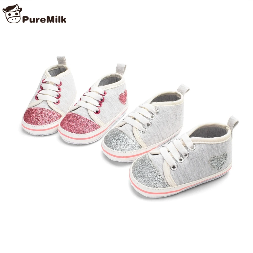 Детская обувь PureMilk модная новая для малышей детская цвет розовый белый младенцев