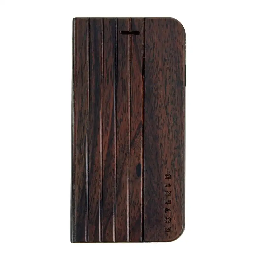Дешевая цена полный Padauk дерево Флип кожаный чехол для samsung Galaxy S7 Edge|Бамперы| |