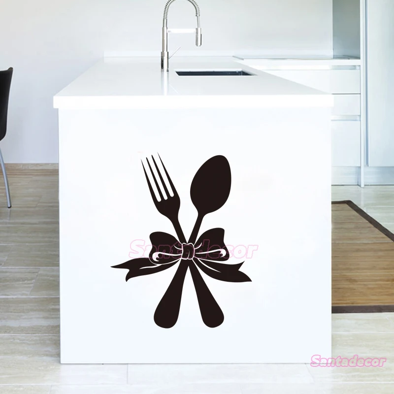 Кухонные Съемные Виниловые настенные наклейки с росписью художественные обои