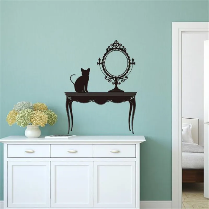 IDFIAF сексуальная леди девушка силуэт нанесение макияжа виниловая художественная