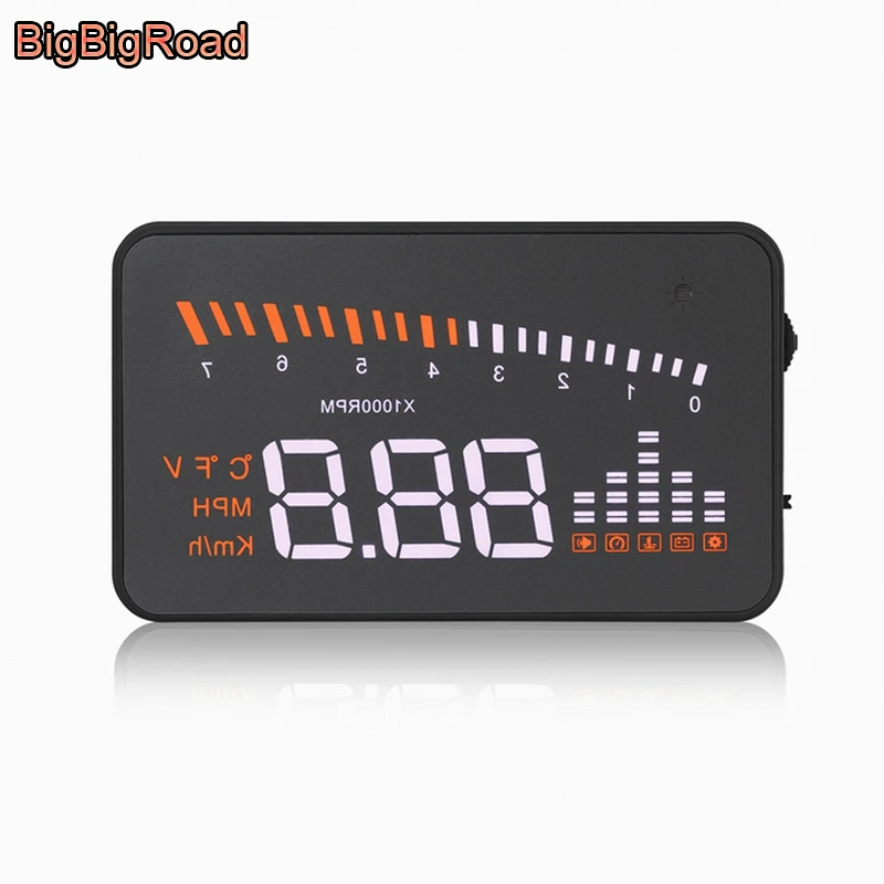 Проектор лобового стекла BigBigRoad OBD2 для Renault Laguna Megane II 1 2 3 4|Проекционный дисплей| |