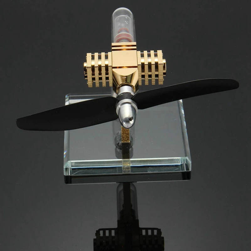 Пропеллер вращающийся Двигатель Стирлинга модель двигателя парогенератор