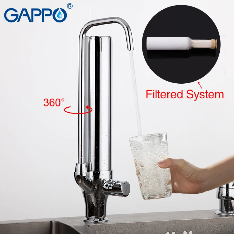 Смеситель для питьевой воды GAPPO G4352 кухонный кран раковины очищенная вода|kitchen mixer