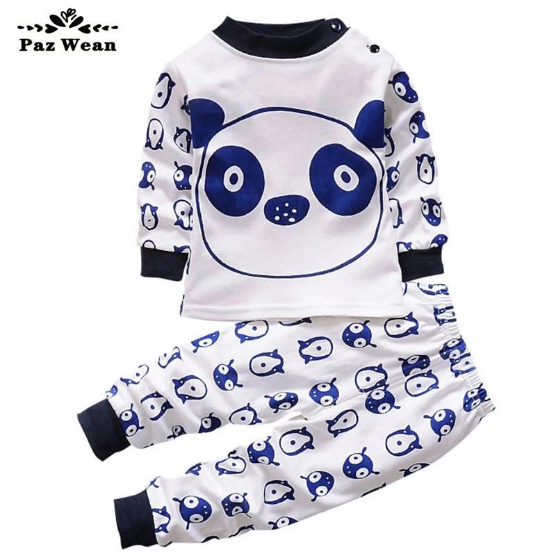 Children's pajamas home sets for boys Pajama graphic Baby clothes children 1 2 3 year girls toddler kids baby clothing | Детская