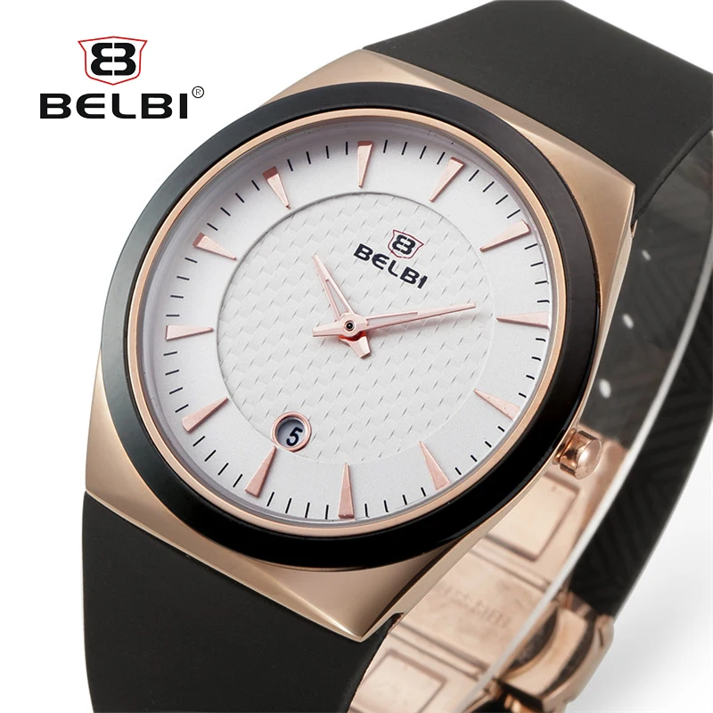 BELBI новые мужские наручные часы PU наивысшего качества спортивные кварцевые