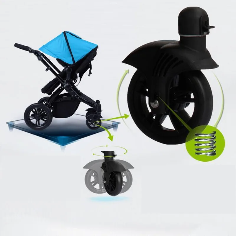 Новинка 2017 детская коляска в европейском стиле с высокой посадкой четыре