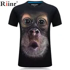 Мужская модная 3D Футболка с принтом Homme, новый дизайн, топы с животными, брендовая одежда, повседневная футболка с коротким рукавом и круглым вырезом, мужские футболки