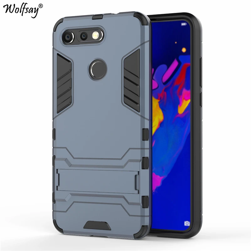 Wolfsay Cover For Huawei Honor V20 Case Slim PC + Soft Rubber Armor Phone View 20 Fundas |