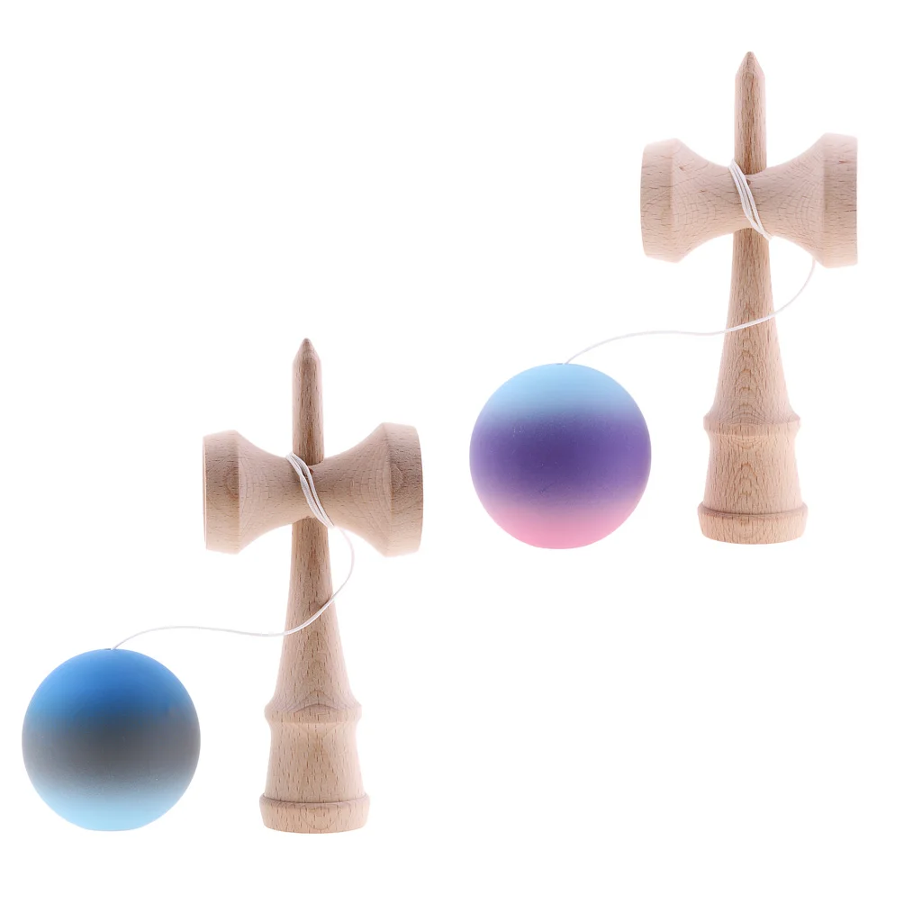 2 шт./упак. Kendama японский традиционный мяч деревянная чашка игра с палочками игровой реквизит Детская Спортивная игрушка для игр на открытом воздухе подарок