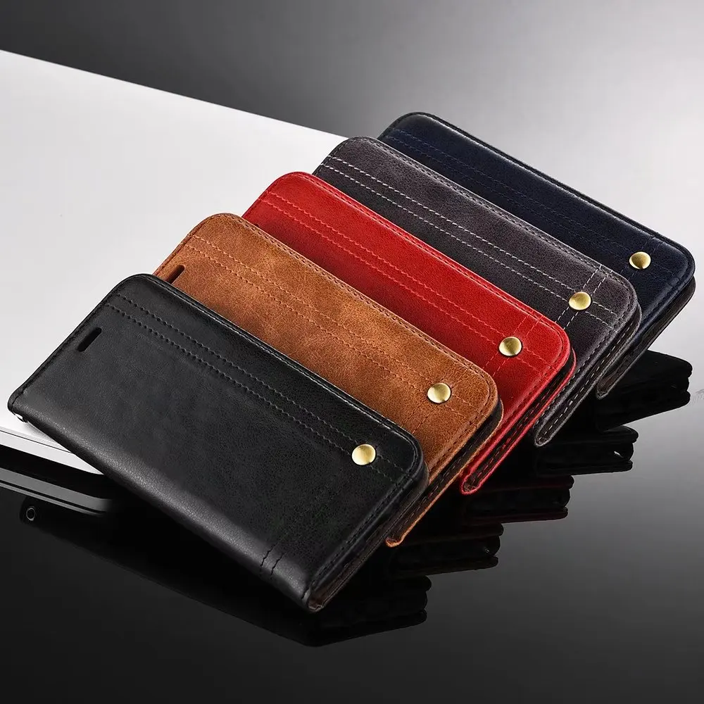 50 шт./лот Новый Ретро Бумажник подставка из искусственной кожи + ТПУ чехол для Samsung