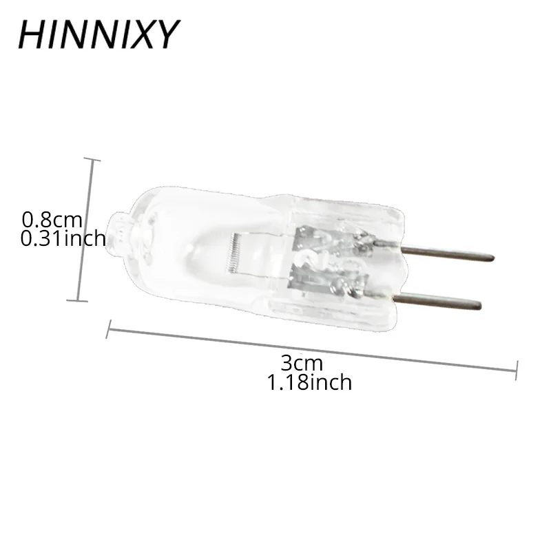 Hinnixy 20 шт./лот галогенные лампы с регулируемой яркостью G4 12V тип JC 10/20/35W теплый