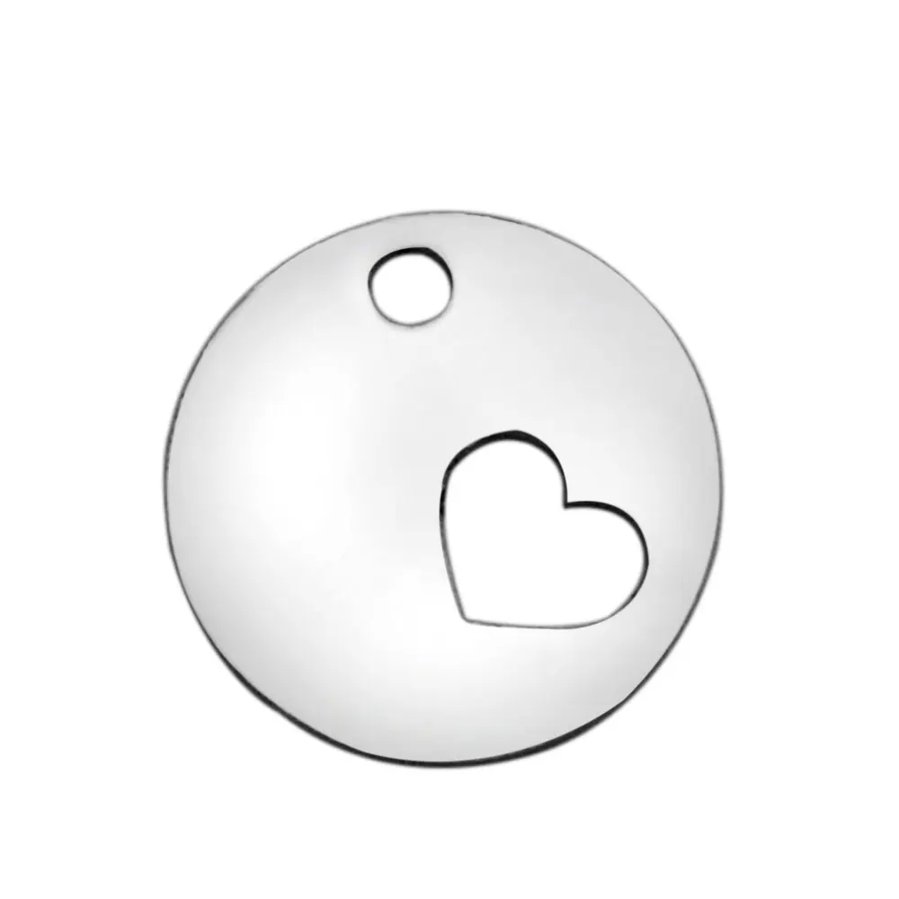 Fnixtar модное Сердце Подвески из нержавеющей стали полые подвески кулон подходит