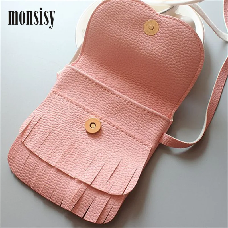 

Monsisy Christmas Owl Bag For Girl Handbag Children Wallet Baby Coin Purse Cartoon PU Leather Kid Shoulder Bag Toddler Cat Bag