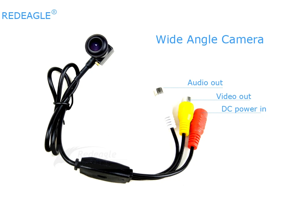 REDEAGLE 700TVL CMOS Мини CCTV камера видеонаблюдения 140 градусов широкий угол микро FPV камера s видео аудио выход 205AV
