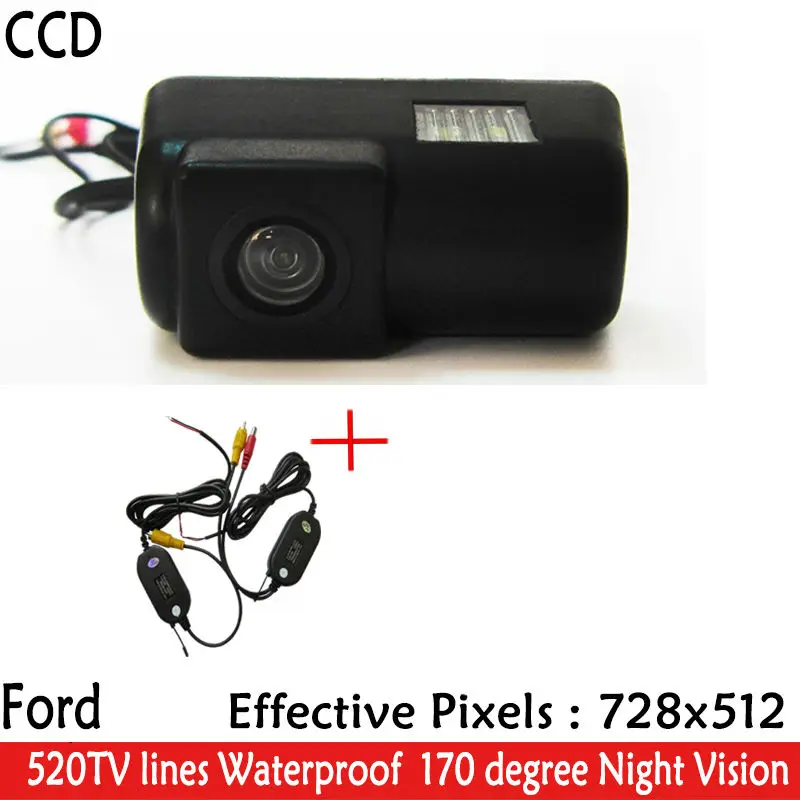 2 4 Беспроводная Автомобильная камера заднего вида парковочная цветная ночная