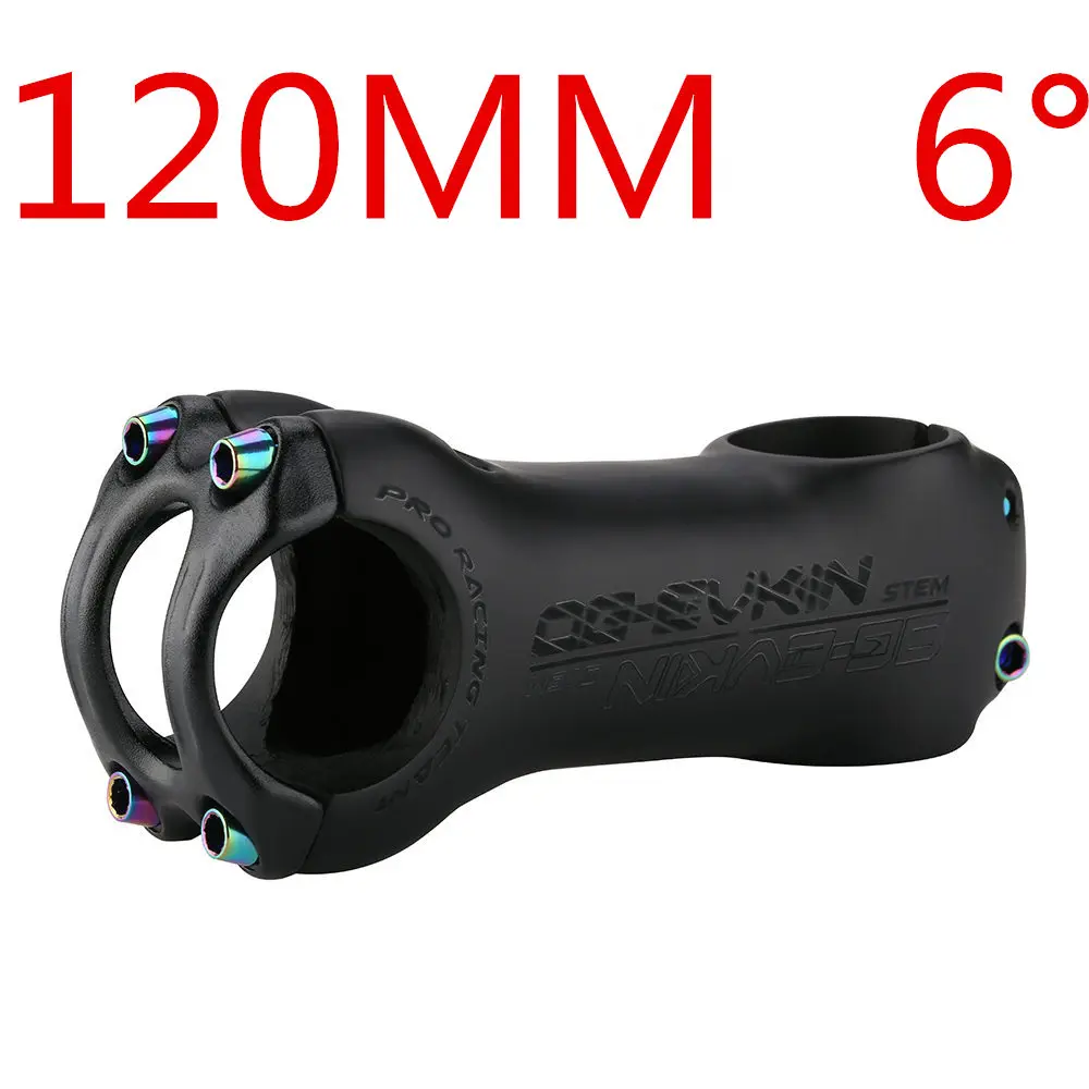 6--120MM OG-EVKIN SM-004 углеродный стержень для велосипеда из титанового сплава для шоссейного велосипеда 31,8 мм 6/17 градусов углеродный MTB велосипедные детали - Цвет: 6--120MM