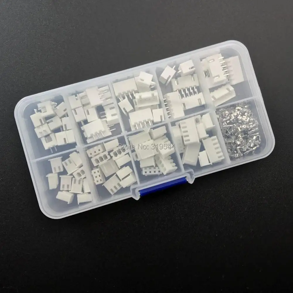 230 шт. XH2.54 2pin 3pin 4pin 5pin 2,54 мм Шаг клеммный комплект/корпус/контактный разъем JST разъем провода соединители адаптер комплекты формата XH