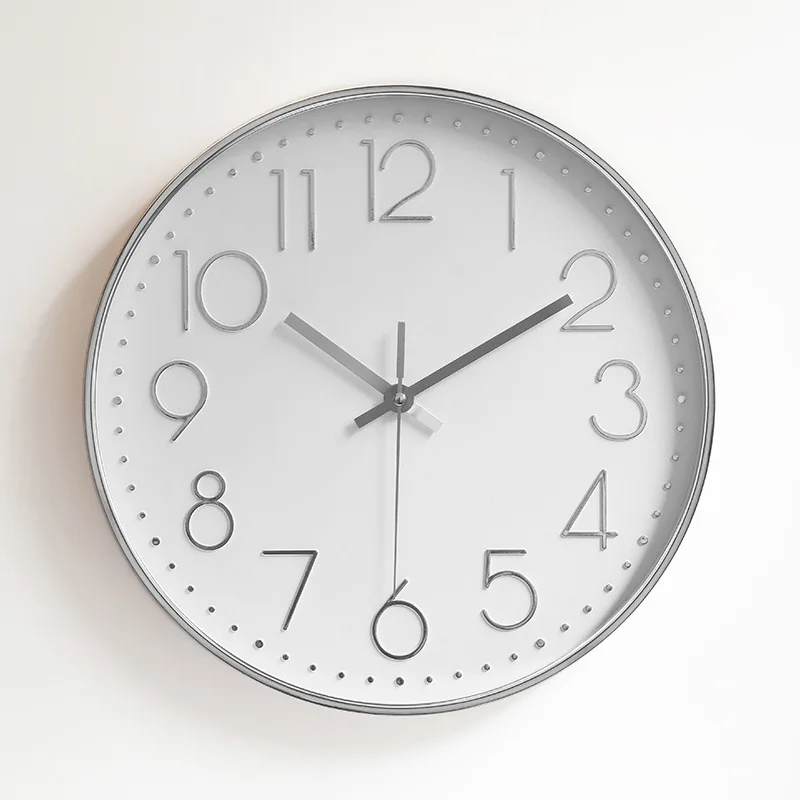 12 дюймовые настенные часы немой цифровой настенные часы гостиная Saat Reloj большие настенные часы для гостиной 50CL018 - Цвет: 2
