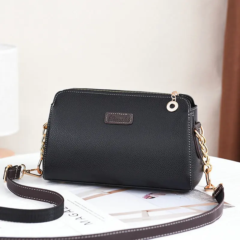 Женские сумки через плечо Aelicy простые однотонные сумки-мессенджеры с карманом