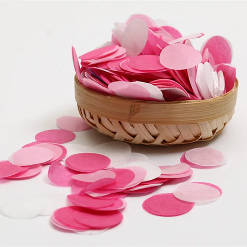 30g/bag 2.5cm Paper Confettis Dots for Wedding Party Decoration Filled in Balloon Party Accessories Festival Celebration Supply