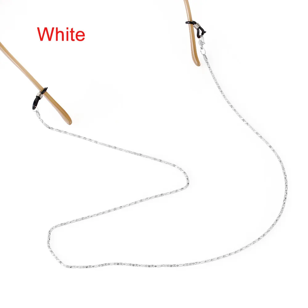 Style3-white Новая мода женские Penadant цепочки для очков полые Солнцезащитные очки-звездочки для чтения цепочка для очков повязка для глаз держатель шнура шейный ремень веревка - Цвет: Style3-white