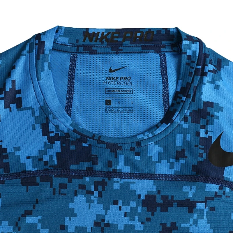 Новое поступление оригинальных мужских футболок NIKE AS M NP HPRCL TOP SS COMP D CA спортивная