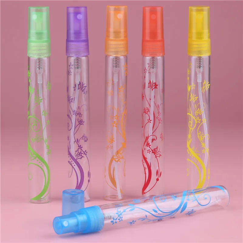 Модная стеклянная парфюмерная бутылка 10 мл 6 шт./лот с распылителем и пустой