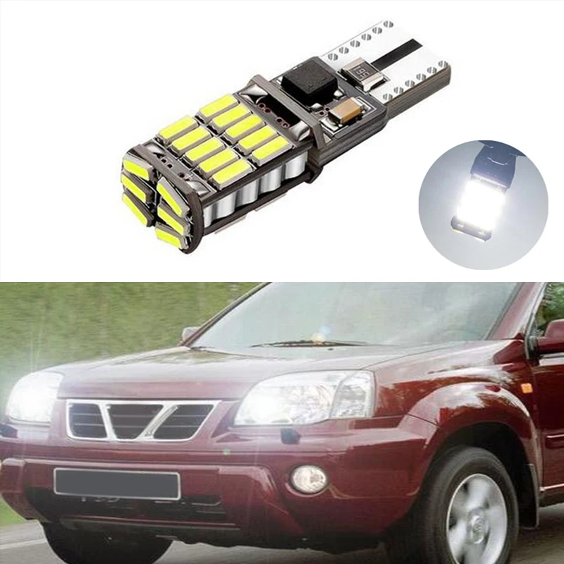 1X T10 W5W светодиодный просвет светильник лампа габаритного огня Canbus Error Free для Nissan
