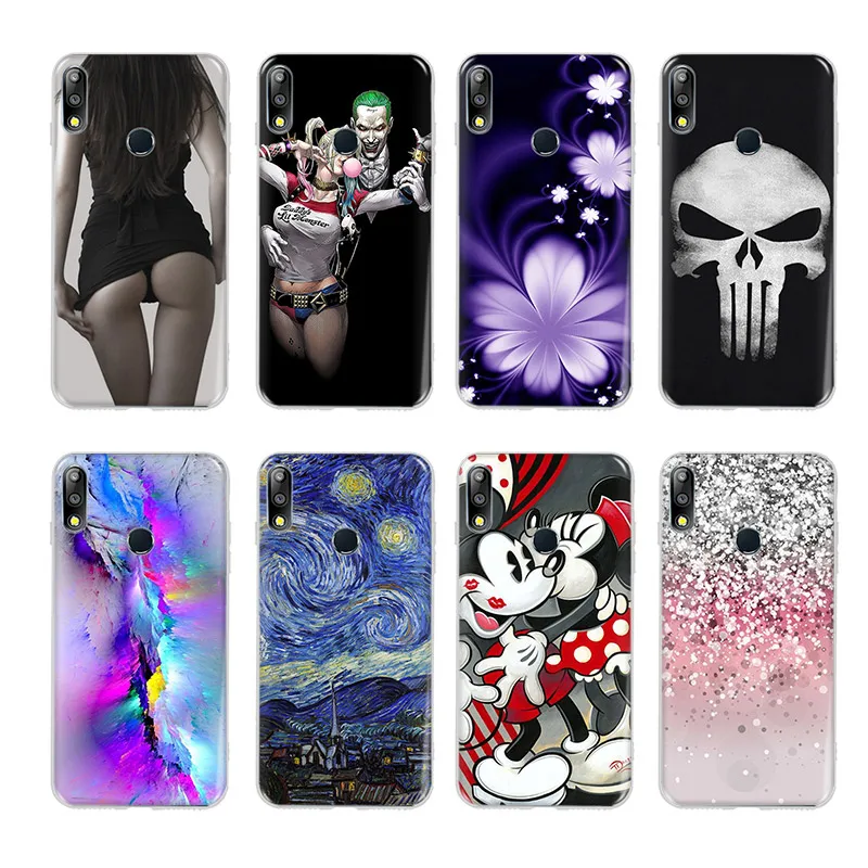 High Quality Phone Bags For ASUS Zenfone Max Pro M2 ZB631KL Painted TPU Case Cover Asus ZB633KL |