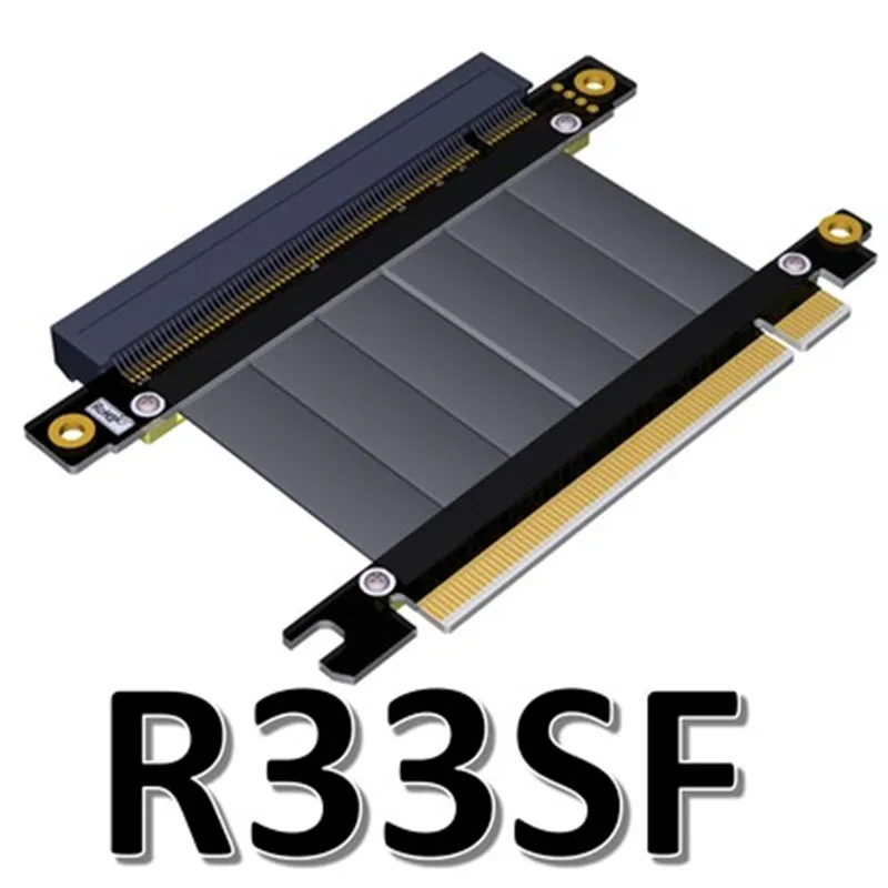 Переходник с угловой конструкции Gen3.0 PCI-E 16x на 16x3 0 5 см 10 20 30 40 50 PCI-Express pcie X16