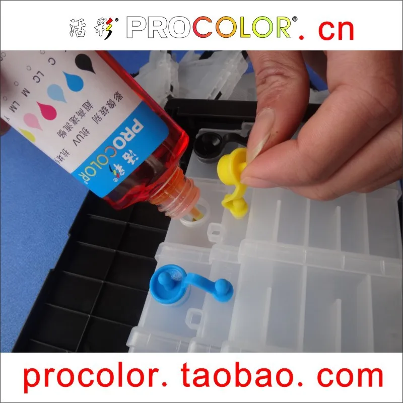 

PROCOLOR TOP Quality CISS ink refill kit Waterproof Pigment Ink for EPSON ME-301 ME301 ME 301 303 401 ME303 ME-303 ME401 ME-401