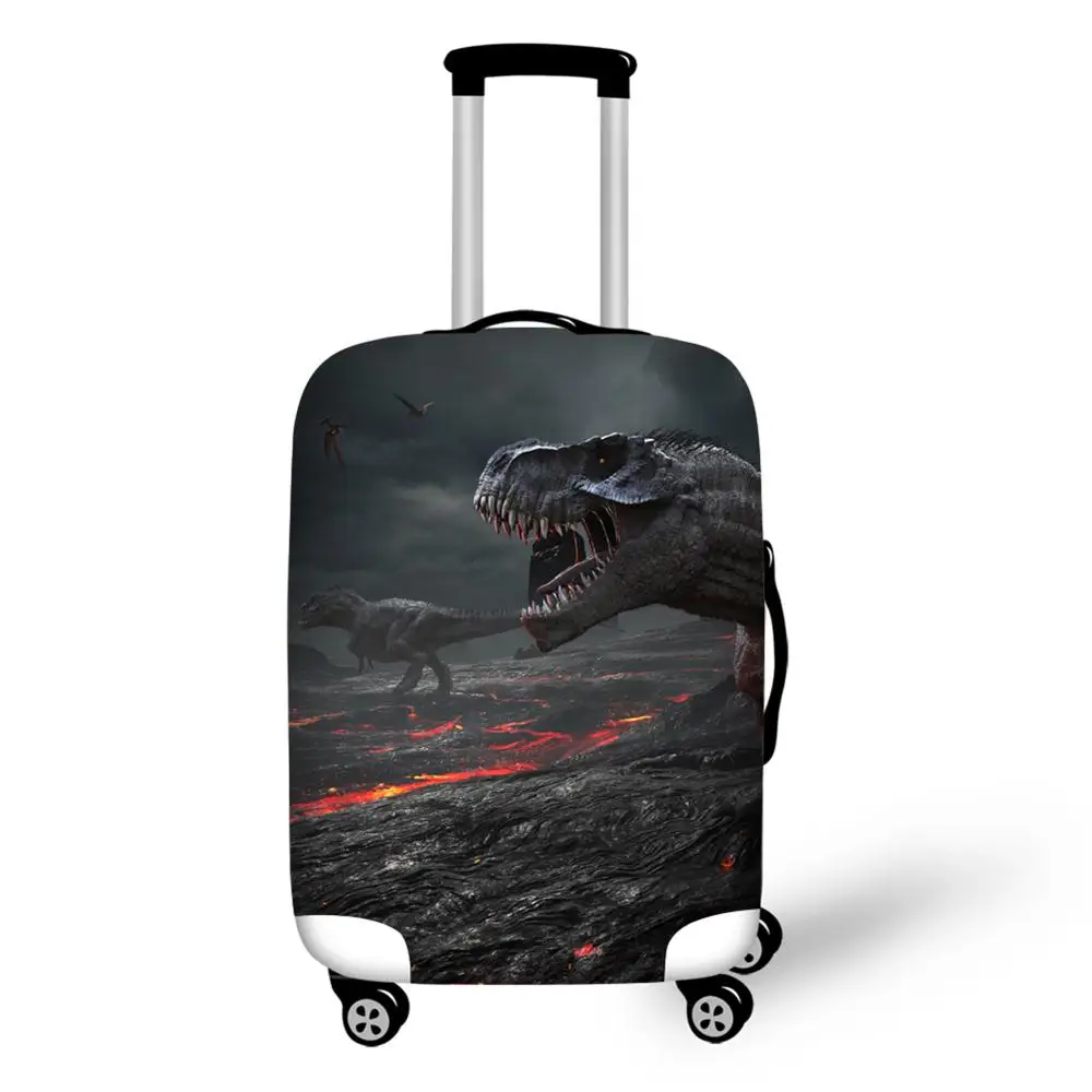

Cool Men Travel on Road Luggage Protective Suitcase Dust Rain Cover 3D Animal Dinosaur Cover for 18 to 30 Inch Trolley Cases