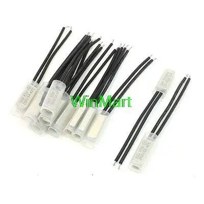 12 шт. 40C биметаллический термопротектор переключатель контроля температуры N/C 250V