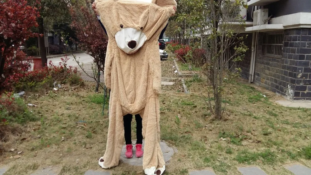 Продажа игрушек большой размер 200 см американский гигантский медведь плюшевый