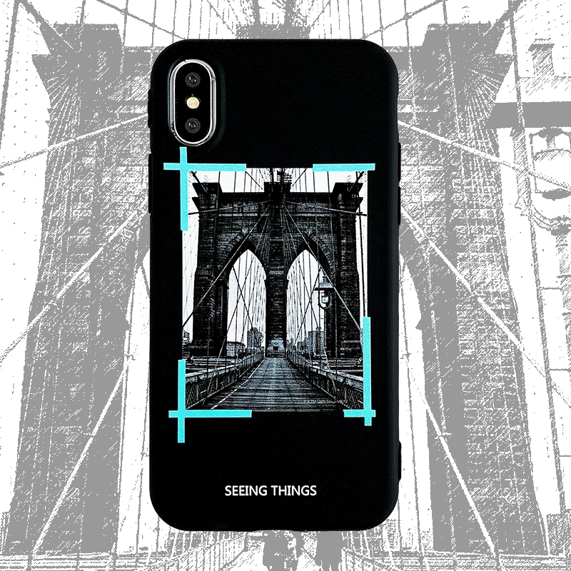 Модный классический чехол для телефона с рисунком Tide off OW iphone 6 S 7 7plus 8 8plus X 10 XR XS MAX