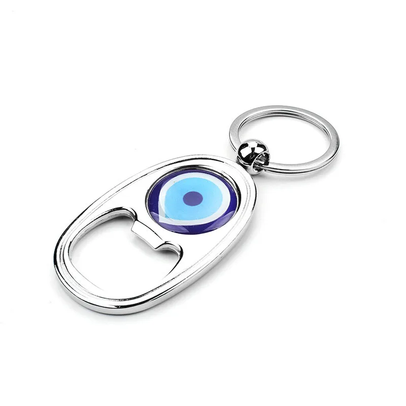 Lucky evil eye высококачественные Серебрянные сплав брелок турецкий открывалка для