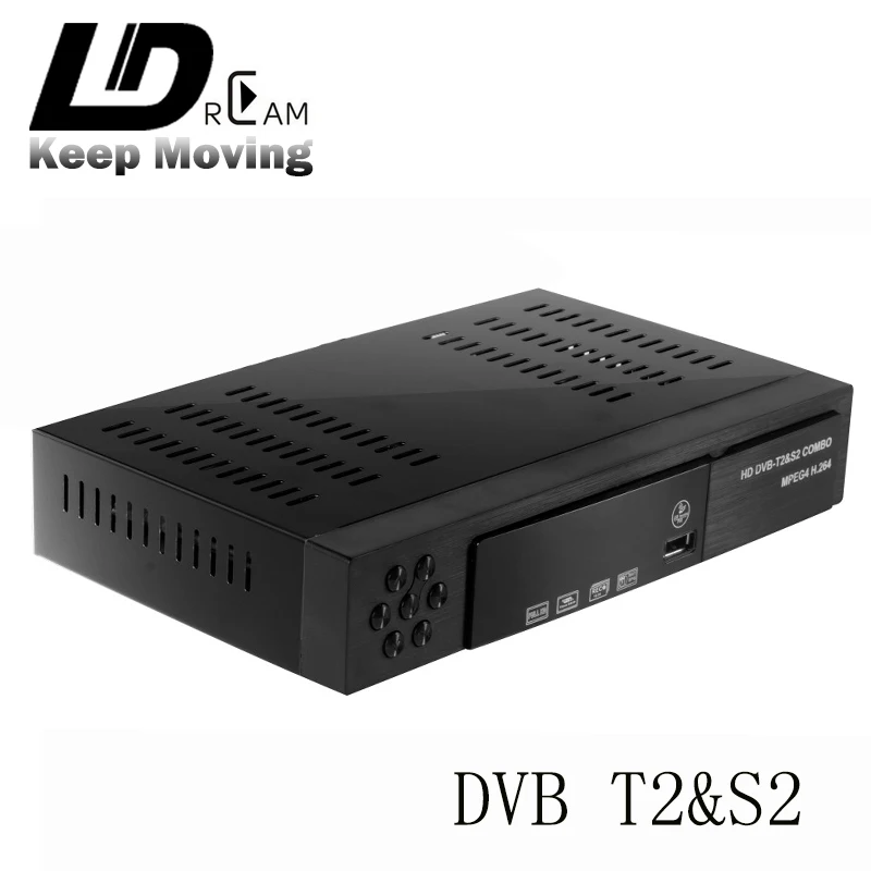 Full HD DVB-S2 DVB-T2 Цифрового Вещания Видео Спутниковый Ресивер Комплект Совместим с