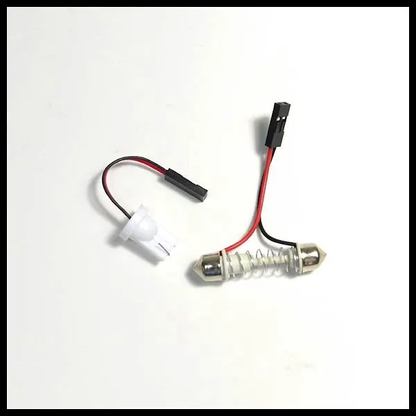 5 комплектов автомобильная светодиодсветильник панель 24SMD 5050 с 2 переходниками|led