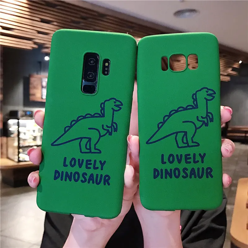 iboann matte Dinosaur soft gel case for samsung galaxy S9 S8 plus S6 S7 edge C5 C7 C9 pro note 3 4 5 8 9 phone cover cases |
