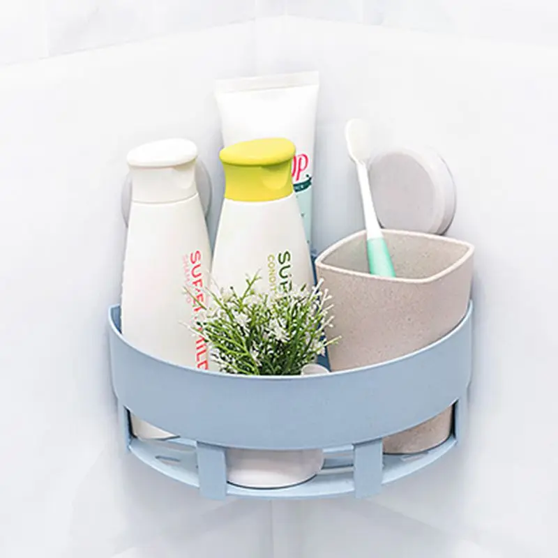 Пшеничная соломенная кухонная бесшовная треугольная полка для хранения в ванной