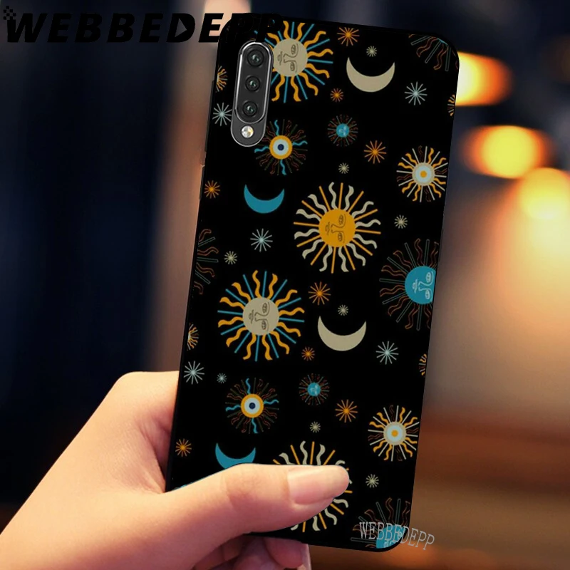 WEBBEDEPP Мягкий чехол из ТПУ с Луной и Таро для Xiaomi Redmi 7 4A 5A 6A 8A S2 4 4x5 Plus 6 Pro | Мобильные