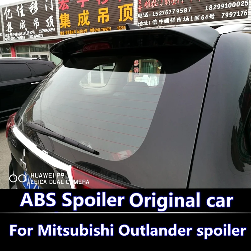 Для Mitsubishi Outlander 2013-2017 спойлер высокое качество АБС пластик Неокрашенный праймер